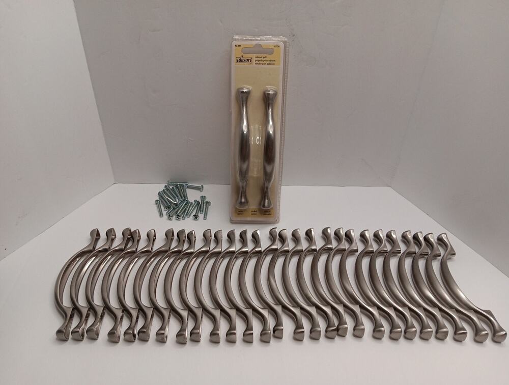 Allison Satin Nickel Cabinet Pulls 29 Total